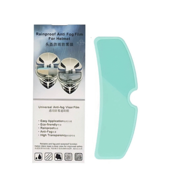16 Película Antiempañante para Visor de Casco – Impermeable, Transparente