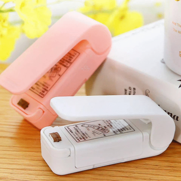 5 Mini Sellador Portátil de Bolsas – Practico y Compacto para Cocina