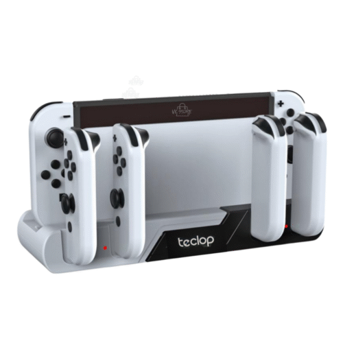Base de Carga para Nintendo Switch y Switch OLED Marca Teclop – Para 4 Joy-Con