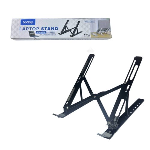Base Soporte Plegable para Portátil Teclop – Ajustable, Liviana y Portátil