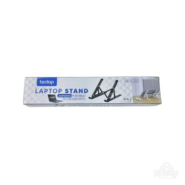Base Soporte Plegable para Portátil Teclop – Ajustable, Liviana y Portátil