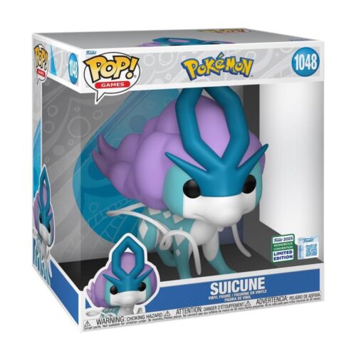 Funko Pop Suicune 10” Pokémon Edición Limitada Wondrous Convention 2025
