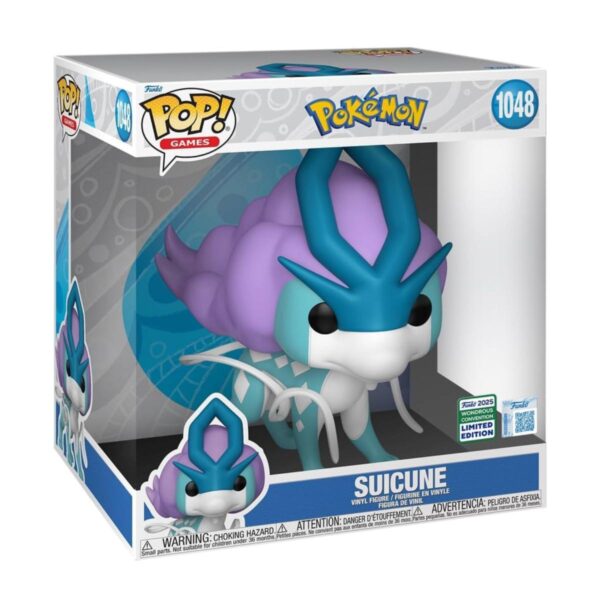 Funko Pop Suicune 10” Pokémon Edición Limitada Wondrous Convention 2025