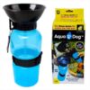 Botella portátil con bebedero para mascotas