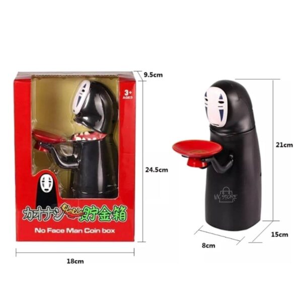 Figura Alcancía “Sin Cara” – Inspirada en El Viaje de Chihiro