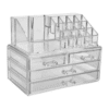 Organizador Acrílico de Maquillaje y Joyería con Cajones – Transparente