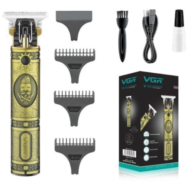 Máquina Patillera Inalámbrica VGR V-085 Profesional – Recargable y Precisa