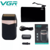 Afeitadora Eléctrica VGR V-331 Recargable con Repuesto y Estuche