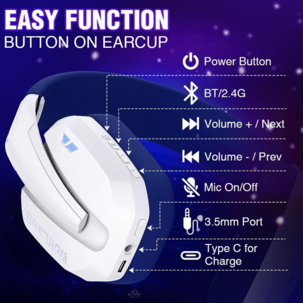 18 Auriculares Gaming Inalámbricos TA3000 Con Micrófono