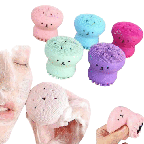 Cepillo Facial de Silicona en Forma de Pulpo – Limpieza Profunda y Masaje