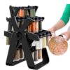 Organizador Giratorio de Especias con 18 Frascos Plásticos – Estilo Carrusel
