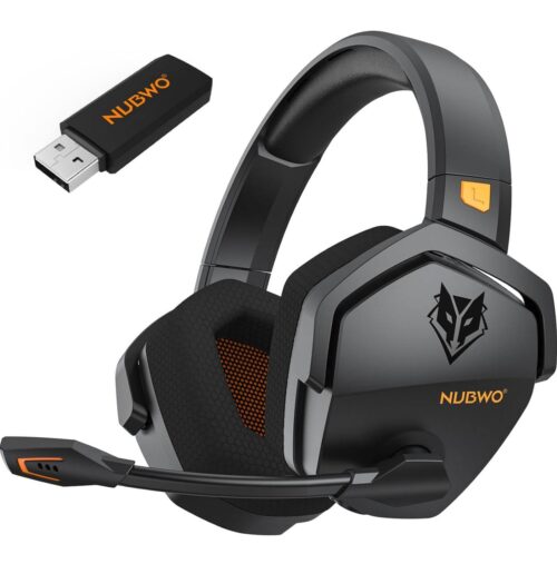 Audífonos Gamer Inalámbricos NUBWO – 2.4GHz, Micrófono con Cancelación de Ruido, para PS y PC