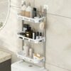 Organizador de Baño Multifuncional 3 Niveles – Estante Ajustable y Resistente