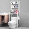 Estante Organizador de Baño sobre Inodoro – 3 Niveles Metálico