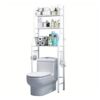 Estante Organizador de Baño sobre Inodoro – 3 Niveles Metálico