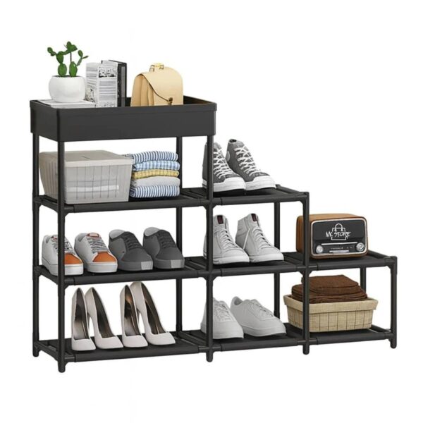 Zapatero Modular de 6 Niveles – Organizador Resistente y Espacioso