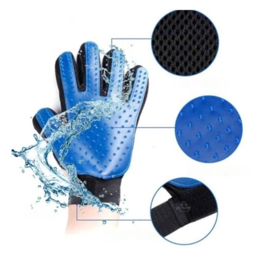 Guante Removedor de Pelo para Perros y Gatos – Masaje y Cepillado