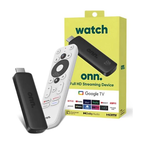 Watch Onn Full HD Streaming Device Original con Google TV y Control Remoto