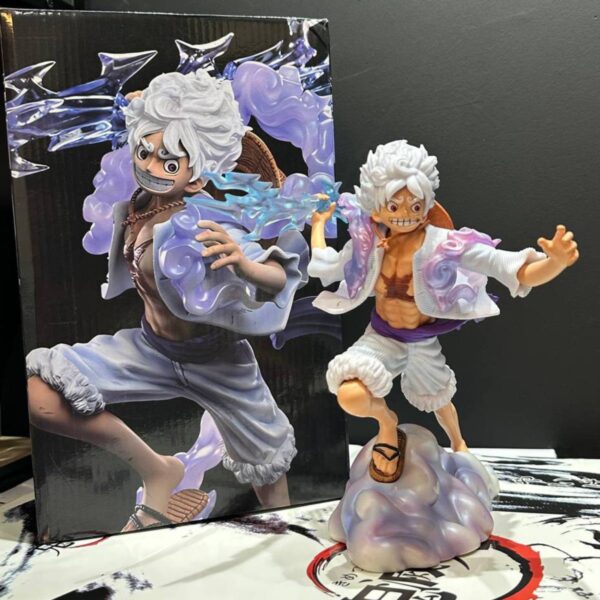Figura Luffy Gear 5 – Estatuilla épica de 23 cm