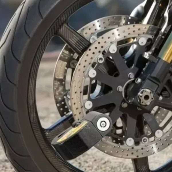 Candado de Disco con Alarma para Moto – Seguridad Antirrobo