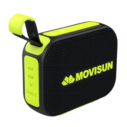 Parlante Bluetooth Movisun Caribe – Resistente al Agua, Sonido Potente y Portátil