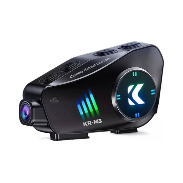 Intercomunicador de Casco con Cámara HD KR-M3 Bluetooth Impermeable