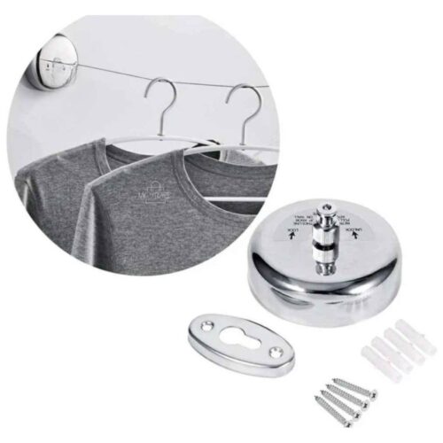 Tendedero Retráctil de Acero Inoxidable Extensible 4.2 m – Ahorra Espacio en Casa