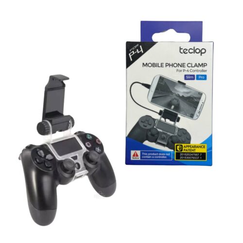 Soporte para Celular Compatible con Control PS4 Slim y Pro – Clip Ajustable Gaming