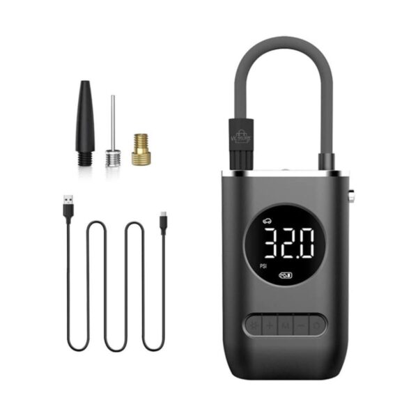 Compresor de Aire Portátil Eléctrico Digital – Inflador Recargable Multiusos