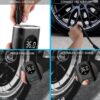 Compresor de Aire Portátil Eléctrico Digital – Inflador Recargable Multiusos