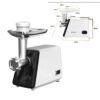 Máquina Eléctrica para Moler Carne Sokany 2500W Acero Inoxidable – Hogar y Negocio