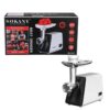 Máquina Eléctrica para Moler Carne Sokany 2500W Acero Inoxidable – Hogar y Negocio