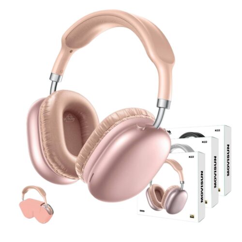 Audífonos Inalámbricos Bluetooth Movisun K22 con Micrófono – HiFi, Batería de Larga Duración y Almohadillas Premium
