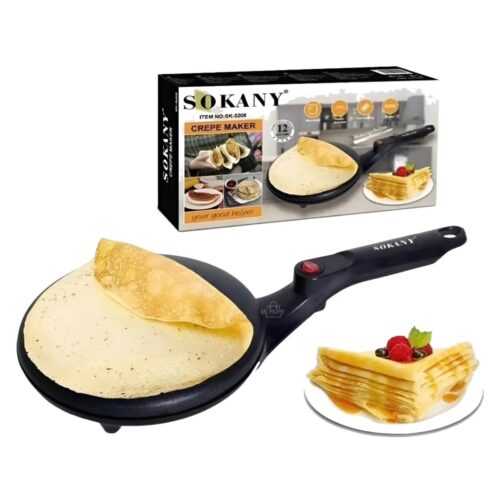 Crepera Eléctrica Sokany SK-5208 – Máquina para Crepes, Pancakes y Tortillas