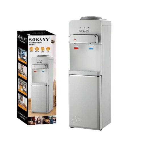 Dispensador de Agua Sokany SK-09002 con Agua Fría y Caliente + Compartimiento Inferior