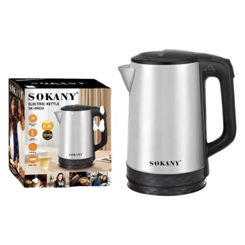 photo_2025-09-28_13-50-37 Hervidor Eléctrico Sokany SK-09022 2,3 L • 1500 W • Acero Inoxidable