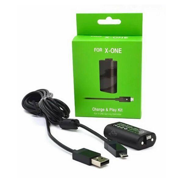 Kit Batería Recargable con Cable USB para Control Xbox One