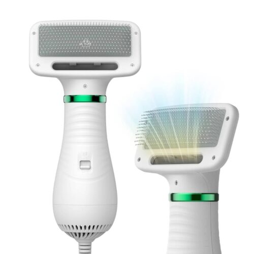 Secador y Cepillo 2 en 1 para Mascotas – Pet Hair Dryer Eléctrico Portátil