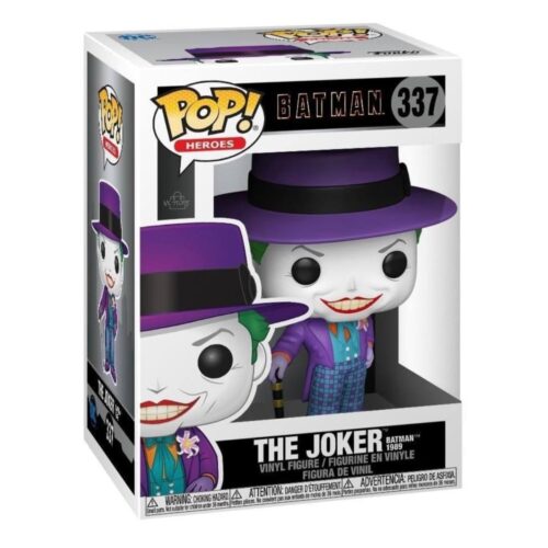 Funko Pop! The Joker Batman 1989 #337 – Figura Coleccionable de Vinilo 10 cm