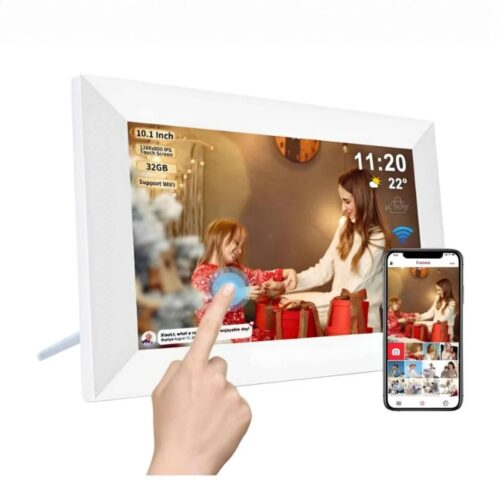 photo_2025-10-10_18-48-25 Marco Digital Inteligente WiFi 10.1” con Pantalla Táctil y Memoria 32GB – Control desde App Frameo