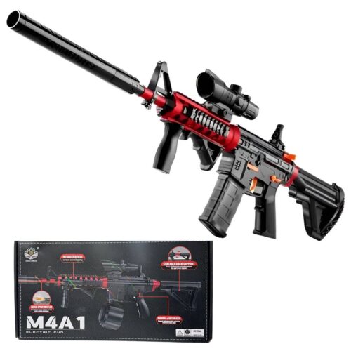 photo_2025-11-07_17-53-41 Rifle Eléctrico de Juguete M4A1 – Automático y Manual, con Accesorios, Batería Recargable y Mira Láser + Esferas de Gel