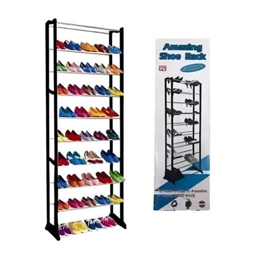 Organizador de Zapatos de 10 Niveles – Amazing Shoe Rack | Estante Liviano y de Gran Capacidad