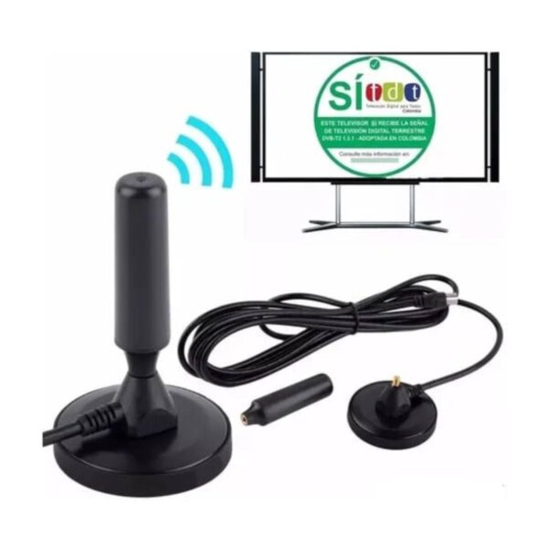 Antena TDT Digital Interior de 3 Metros – Señal para TV