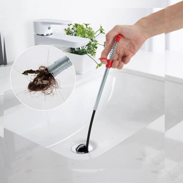 photo_2026-02-03_12-12-23 (2) Sonda Destapacañerías Manual con Garra Retráctil | Herramienta Flexible para Desagues