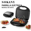 Parrilla Eléctrica / Sandwichera Sokany Grill Maker SK-08110 | 800W