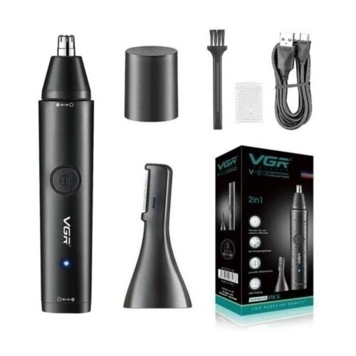 Recortadora VGR V-613 Nariz y Cejas 2 en 1 Recargable Impermeable IPX5