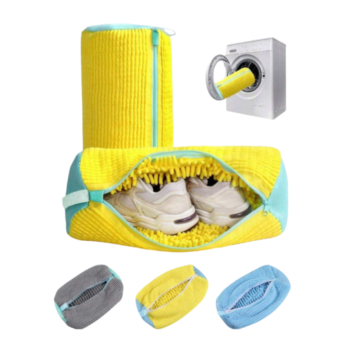 Bolsa Lavadora para Zapatos con Limpieza 360°, Reutilizable y Protectora