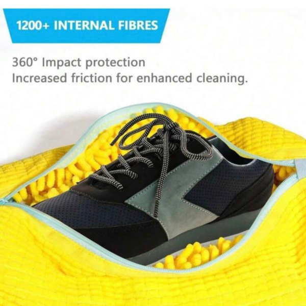 Bolsa Lavadora para Zapatos con Limpieza 360°, Reutilizable y Protectora