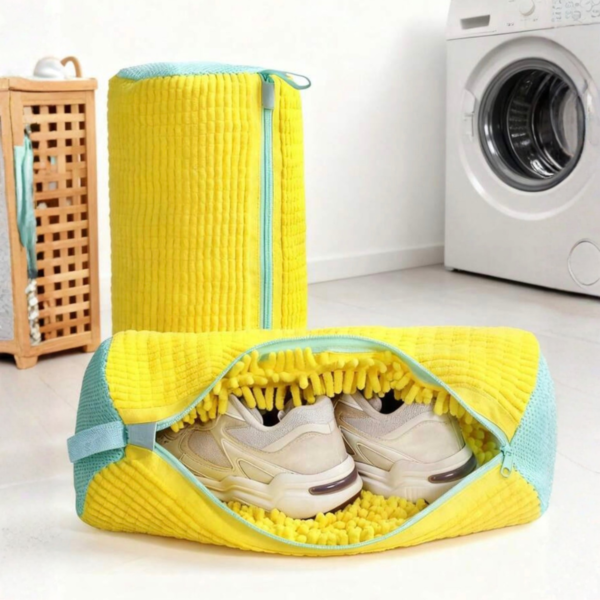 Bolsa Lavadora para Zapatos con Limpieza 360°, Reutilizable y Protectora