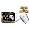 Batidora de Mano Sokany Modelo 133 – 7 Velocidades – 300W – Incluye Batidores y Ganchos Amasadores